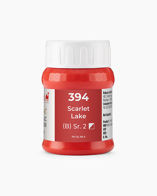 Camel Artist Acrylic Colours - Scarlet Lake (394) 500 ml jar