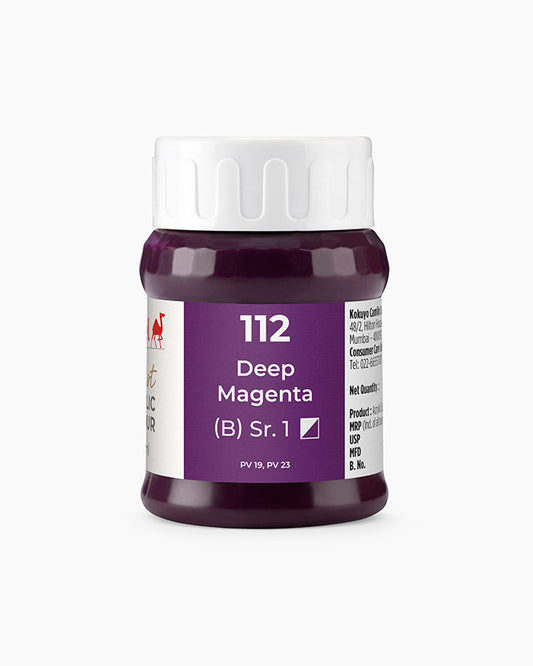 Camel Artist Acrylic Colours - Deep Magenta (112) 500 ml jar