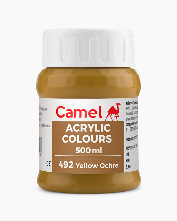 Camel Acrylic Colours | 500 ml Bottle