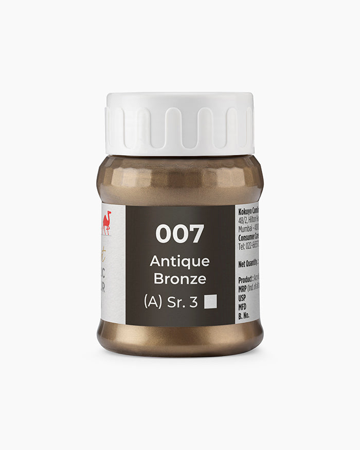 Camel Artist Acrylic Colours - Antique Bronze (007) 500 ml jar