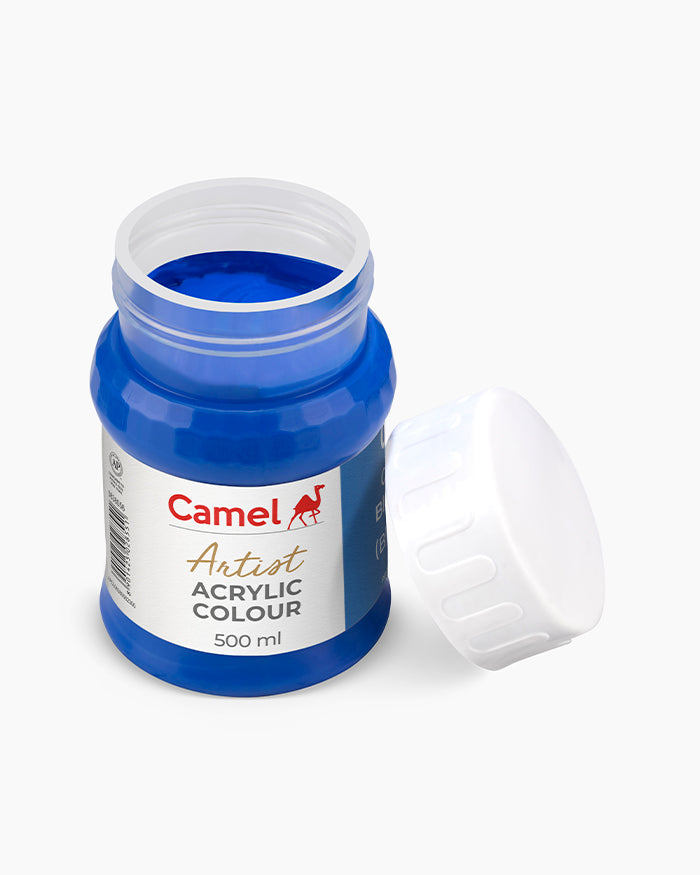 Camel Artist Acrylic Colours - Cobalt Blue Hue (056) 500 ml jar