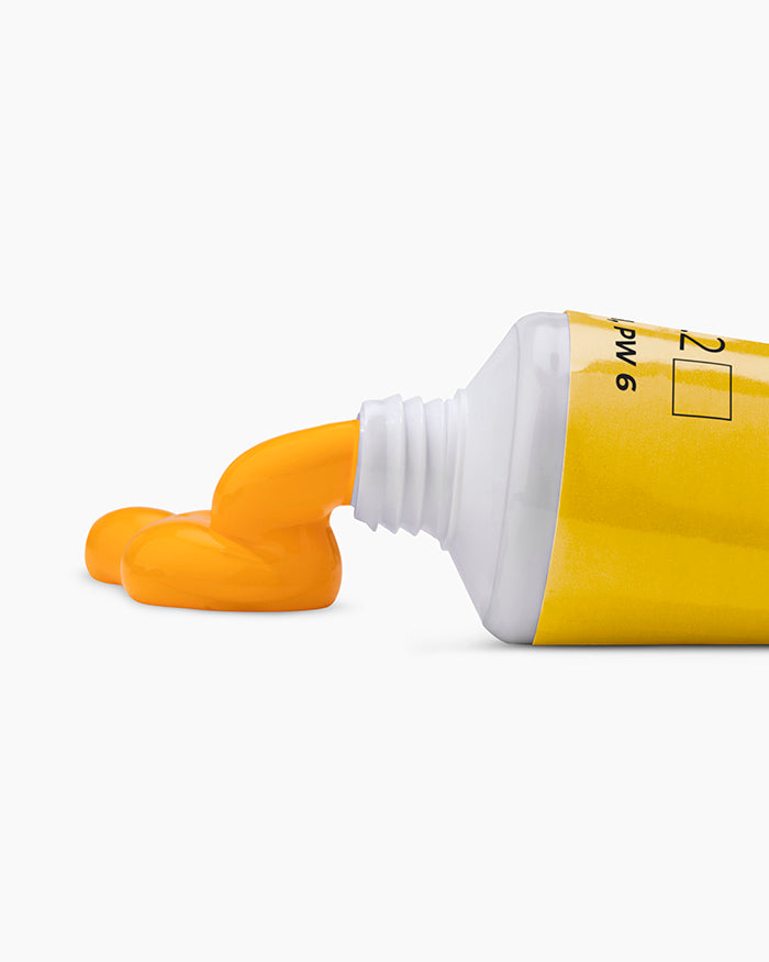Camel Artist Acrylic Colours - Permanent Yellow Medium (338) 120 ml tube