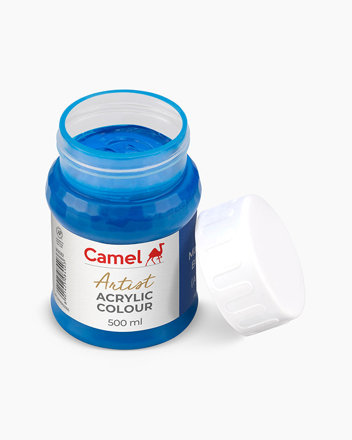 Camel Artist Acrylic Colours - Manganese Blue Hue (282) 500 ml jar