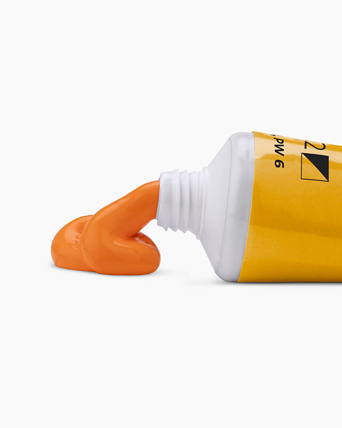 Camel Artist Acrylic Colours - Permanent Yellow Deep (337) 120 ml tube