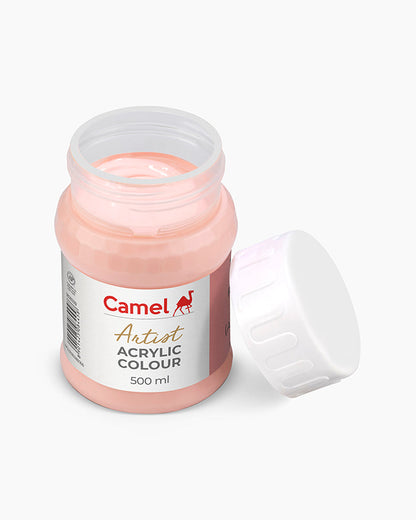 Camel Artist Acrylic Colours - Portrait Pink (339) 500 ml jar