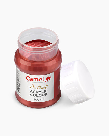 Camel Artist Acrylic Colours - Copper (060) 500 ml jar