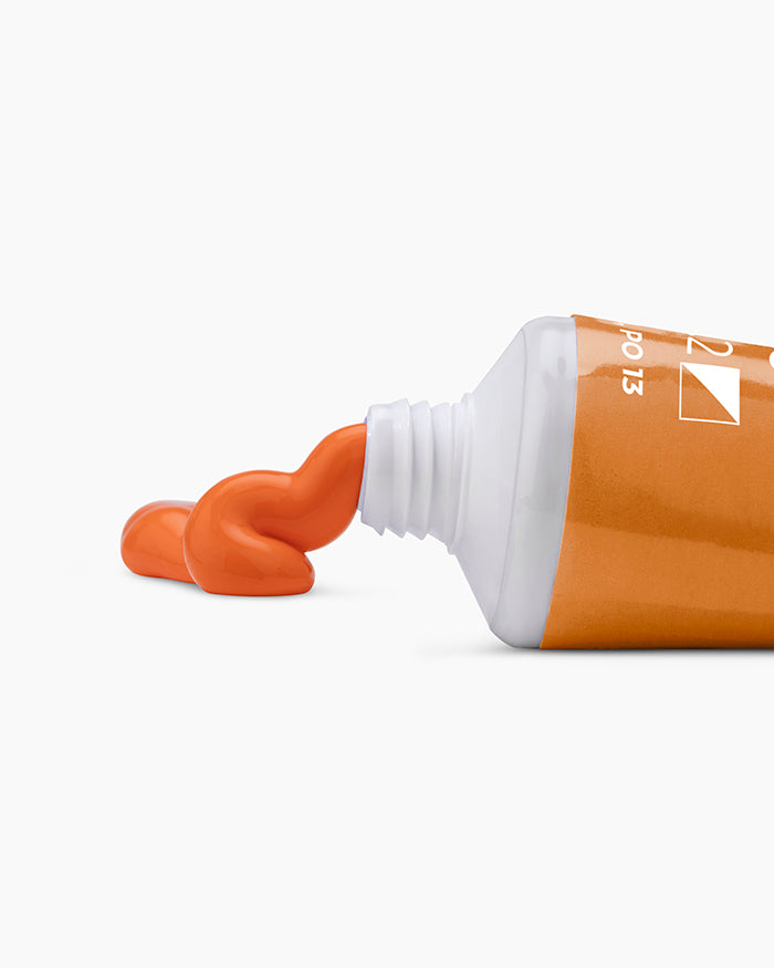 Camel Artist Acrylic Colours - Permanent Orange (334) 120 ml tube