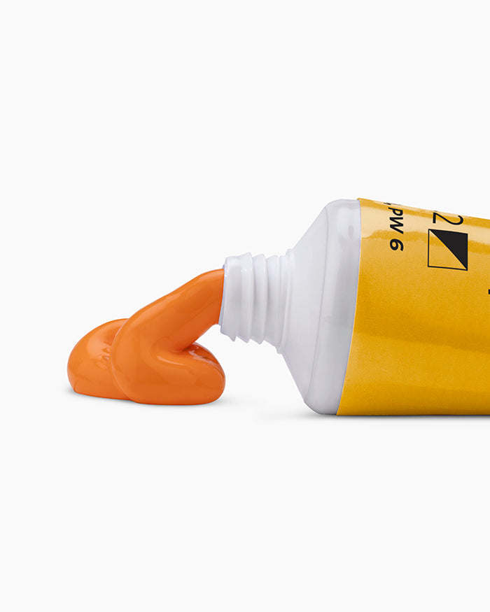 Camel Artist Acrylic Colours - Permanent Yellow Deep (337) 40 ml tube