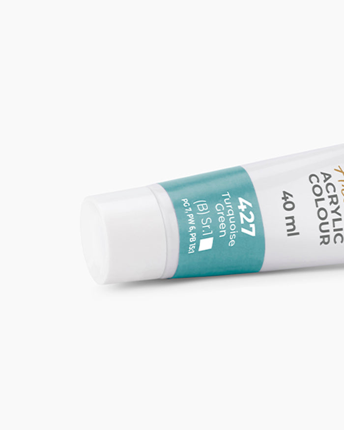Camel Artist Acrylic Colours - Turquoise Green (427) 40 ml tube