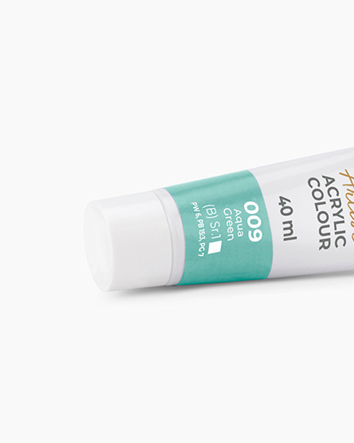 Camel Artist Acrylic Colours - Aqua Green (009) 40 ml tube