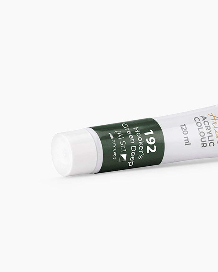 Camel Artist Acrylic Colours - Hooker`s Green Deep (192) 120 ml tube