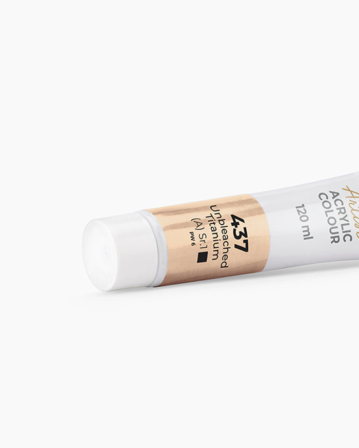 Camel Artist Acrylic Colours - Unbleached Titanium (437) 120 ml tube