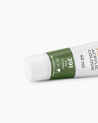 Camel Artist Acrylic Colours - Sap Green (391) 40 ml tube