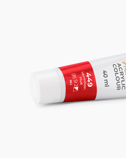 Camel Artist Acrylic Colours - Vermilion Hue (449) 40 ml tube