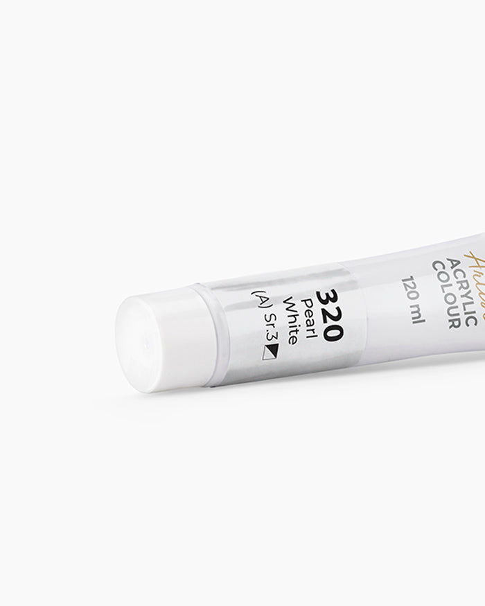 Camel Artist Acrylic Colours - Pearl White (320) 120 ml tube