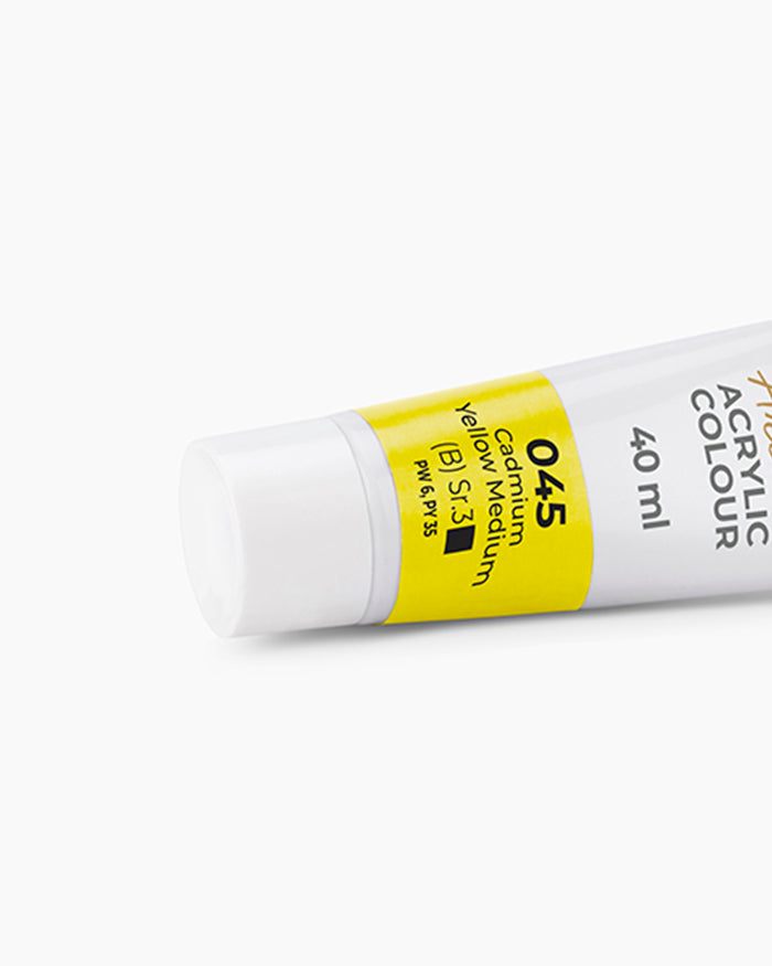 Camel Artist Acrylic Colours - Cadmium Yellow Medium (045) 40 ml tube