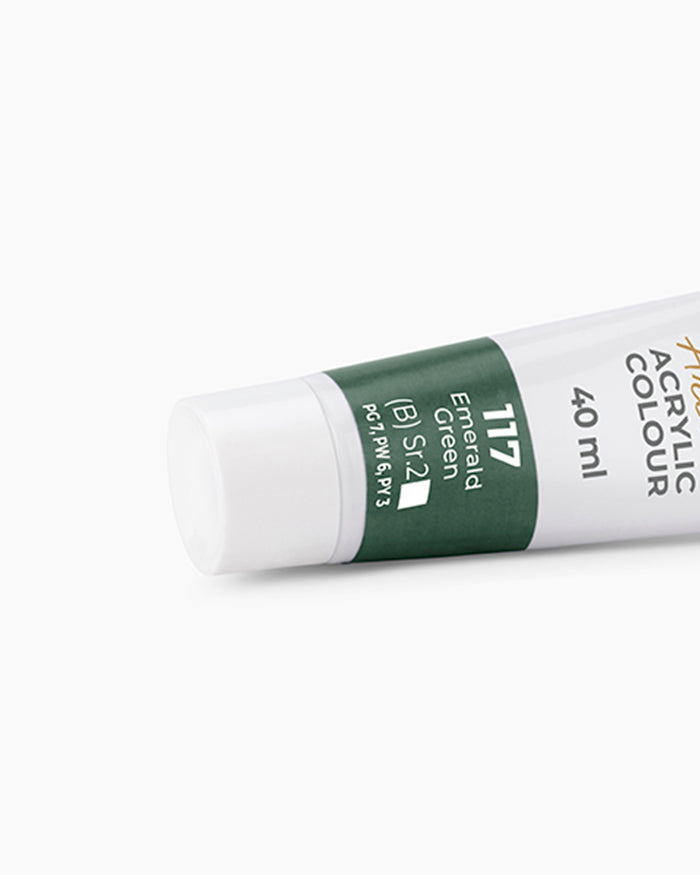 Camel Artist Acrylic Colours - Emerald Green (117) 40 ml tube