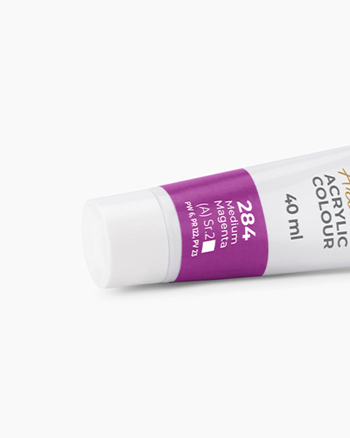 Camel Artist Acrylic Colours - Medium Magenta (492) 40 ml tube