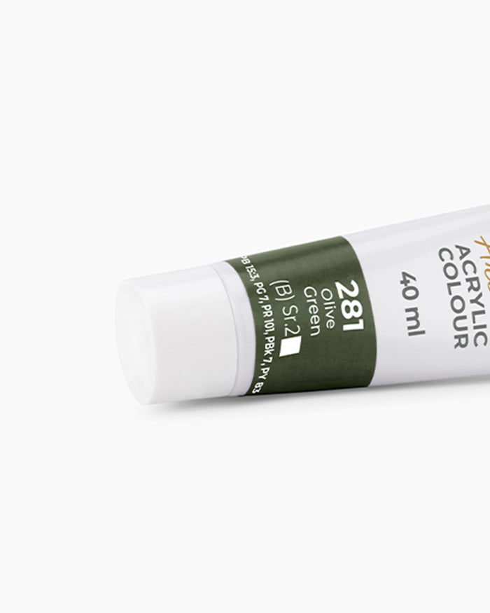 Camel Artist Acrylic Colours - Olive Green (281) 40 ml tube