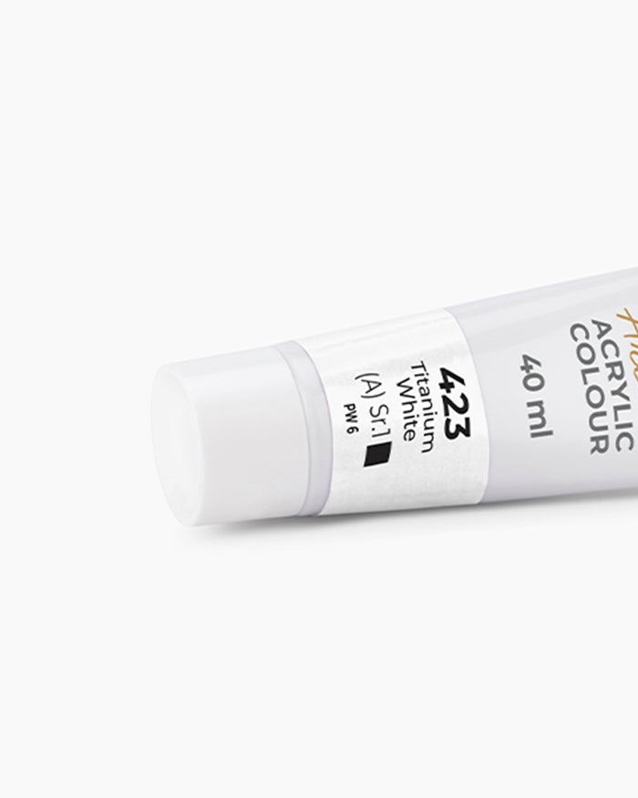 Camel Artist Acrylic Colours - Titanium White (423) 40 ml tube