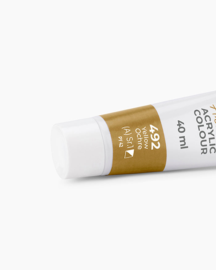 Camel Artist Acrylic Colours - Yellow Ochre (492) 40 ml tube