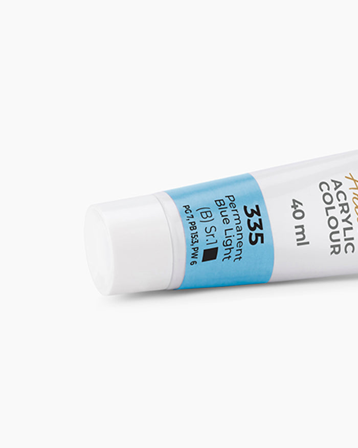 Camel Artist Acrylic Colours - Permanent Blue Light (335) 40 ml tube