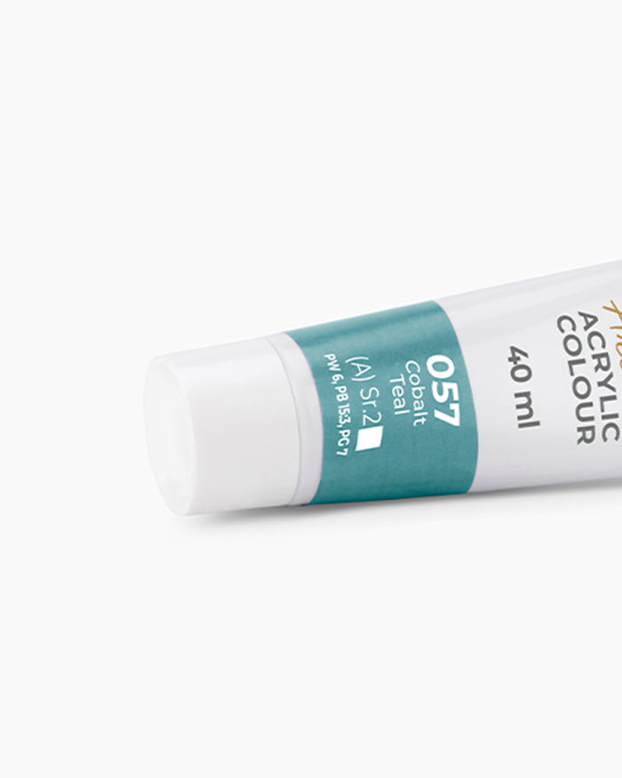 Camel Artist Acrylic Colours - Cobalt Teal (057) 40 ml tube