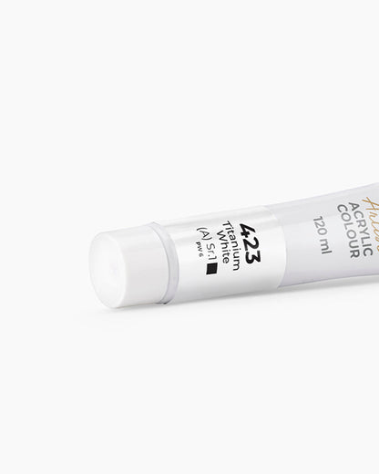 Camel Artist Acrylic Colours - Titanium White (423) 120 ml tube