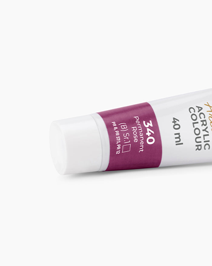 Camel Artist Acrylic Colours - Permanent Rose (492) 40 ml tube