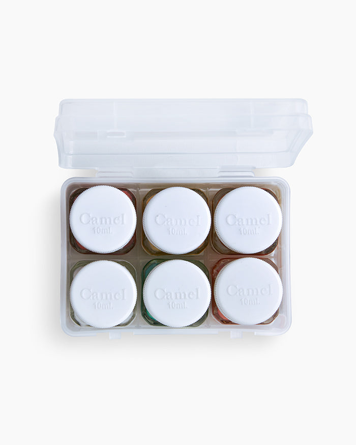 Camel Acrylic Colours - 6 shades in 10 ml, Metallic Range
