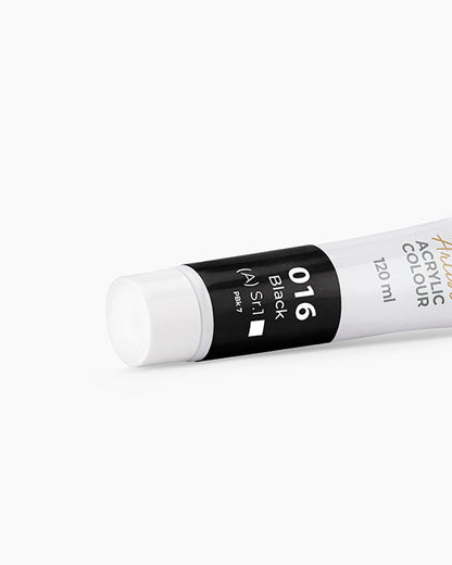 Camel Artist Acrylic Colours - Black (016) 120 ml tube