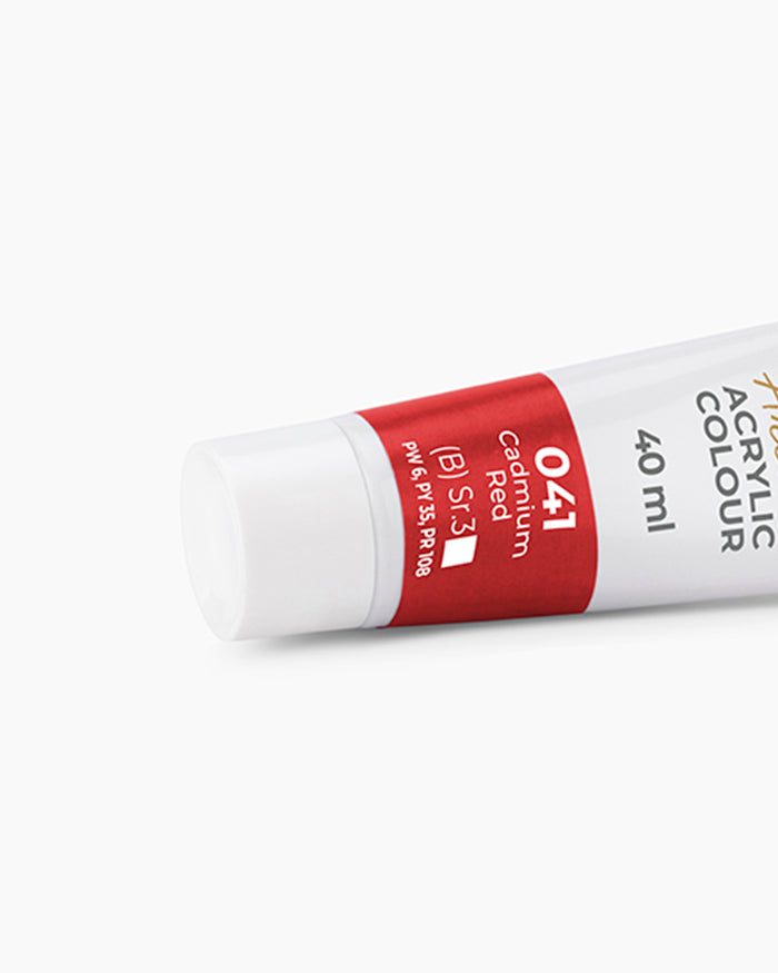 Camel Artist Acrylic Colours - Cadmium Red (041) 40 ml tube