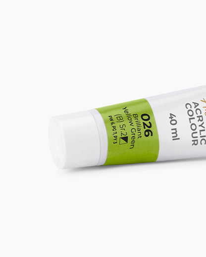 Camel Artist Acrylic Colours - Brilliant Yellow Green (026) 40 ml tube