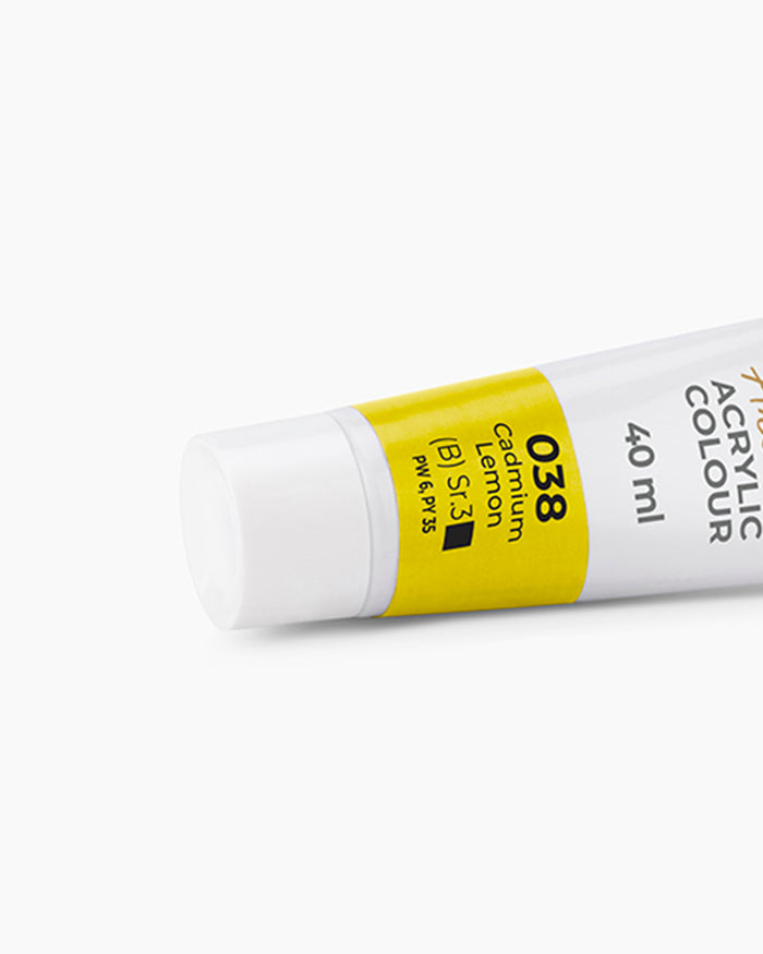 Camel Artist Acrylic Colours - Cadmium Lemon (038) 40 ml tube
