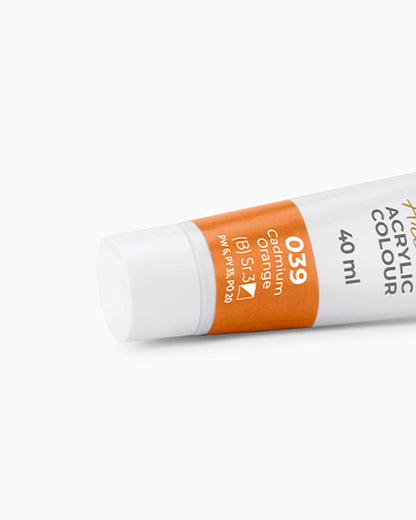 Camel Artist Acrylic Colours - Cadmium Orange (039) 40 ml tube