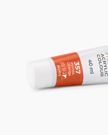 Camel Artist Acrylic Colours - Pyrrole Orange (357) 40 ml tube