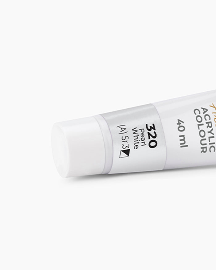 Camel Artist Acrylic Colours - Pearl White (320) 40 ml tube