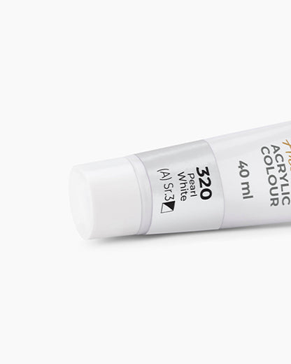 Camel Artist Acrylic Colours - Pearl White (320) 40 ml tube