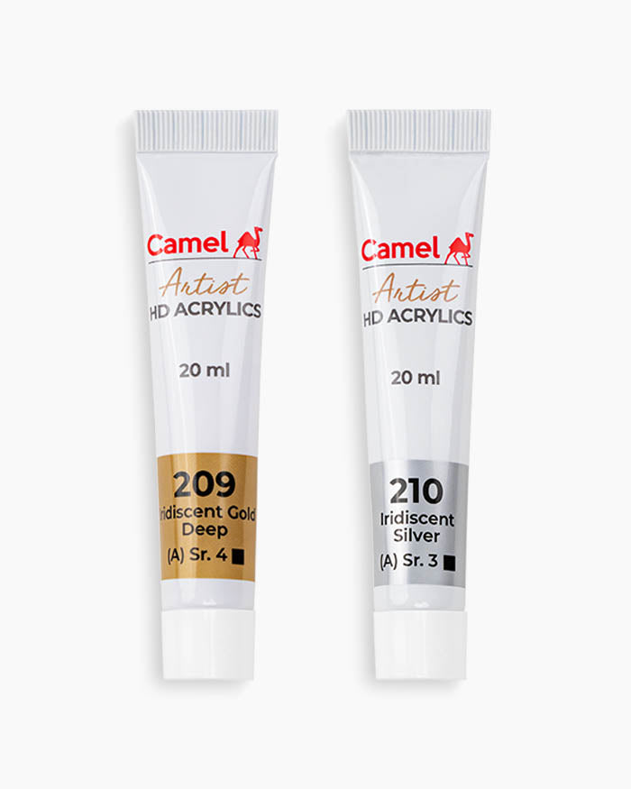 Camel Artist HD Acrylic Colours - 14 shades in 20 ml