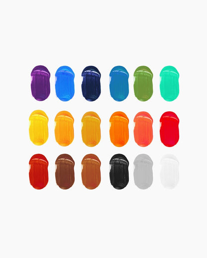 Camel Artist Acrylic Colours - 18 shades in 20 ml