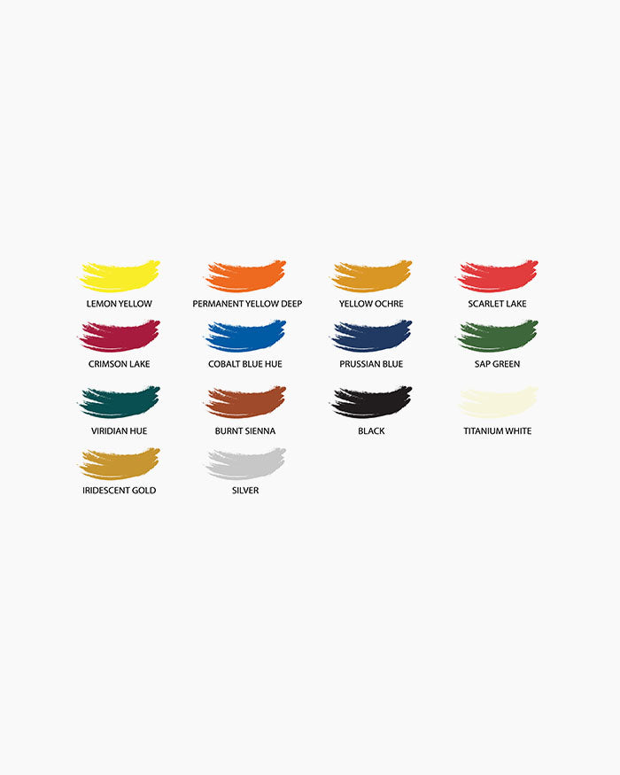 Camel Artist Acrylic Colours - 14 shades in 20 ml