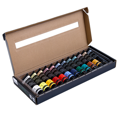 BRUSTRO Artists Acrylic Colour Paint - Set of 12, 40ml Color Tubes |Water-based,Inter-mixable