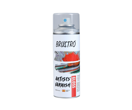 Brustro Artist's Varnish Spray Can | Gloss finish |200ml