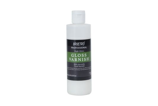 Brustro Artist's Varnish | High Gloss Finish |200ml| Apply with Brush