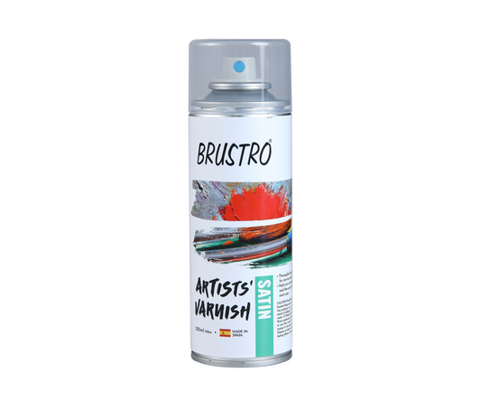 Brustro Artist's Varnish Spray Can|200ml|Satin Finish