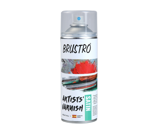 Brustro Artist's Picture Varnish Spray Can|400ml|Satin Finish
