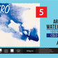 Brustro Artists’ Watercolour paper 100% cotton CP 300 Gsm A2 (5 Sheets)