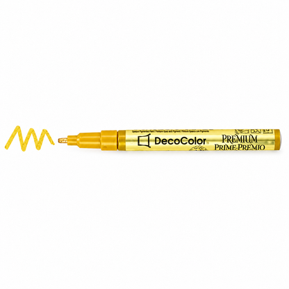 Marvy Uchida DecoColor Premium Paint Marker 250 – Gold Metallic Chisel Tip