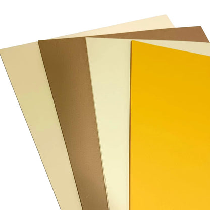 D.N. Brothers Texteens Natural Coloured Drawing Paper Pack - Double Sided, 200 GSM (A3 & A4)
