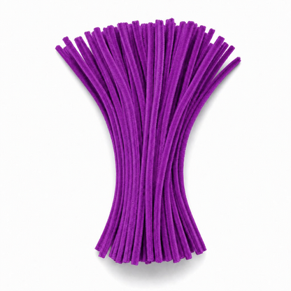 Pipe Cleaners Plain – Pack of 100 | Available in 30 Colors